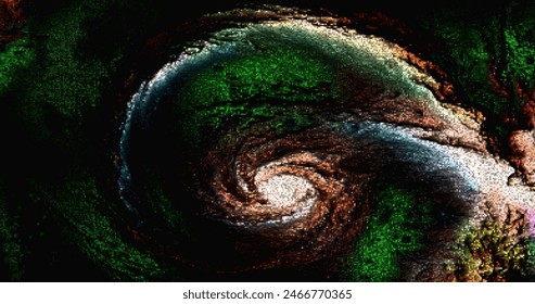 Wave pattern vector. 3D glowing abstract digital particles background. Technology concept. Abstract background. Future vector illustration.