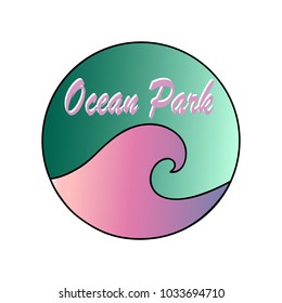 Wave with phrase Ocean Park