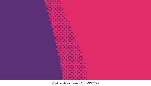 Wave pop art background abstract creative vector comics style blank layout template with clouds beams and isolated dots pattern. For sale banner, empty polka bubble, illustration for comic book design