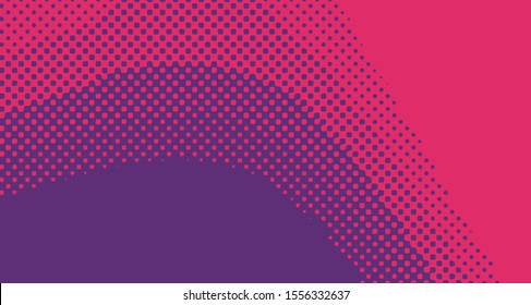 Wave pop art background abstract creative vector comics style blank layout template with clouds beams and isolated dots pattern. For sale banner, empty polka bubble, illustration for comic book design