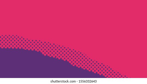 Wave pop art background abstract creative vector comics style blank layout template with clouds beams and isolated dots pattern. For sale banner, empty polka bubble, illustration for comic book design