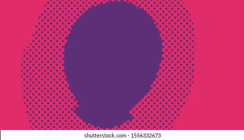 Wave pop art background abstract creative vector comics style blank layout template with clouds beams and isolated dots pattern. For sale banner, empty polka bubble, illustration for comic book design