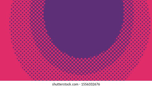 Wave pop art background abstract creative vector comics style blank layout template with clouds beams and isolated dots pattern. For sale banner, empty polka bubble, illustration for comic book design
