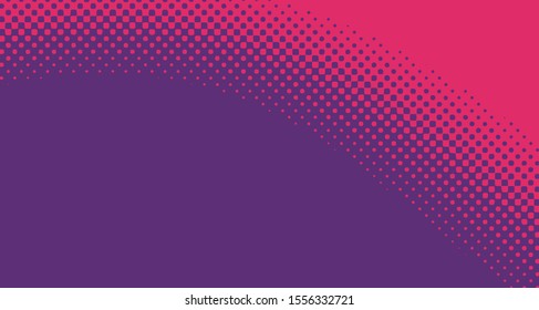 Wave pop art background abstract creative vector comics style blank layout template with clouds beams and isolated dots pattern. For sale banner, empty polka bubble, illustration for comic book design