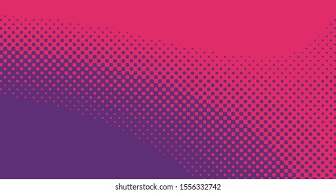 Wave pop art background abstract creative vector comics style blank layout template with clouds beams and isolated dots pattern. For sale banner, empty polka bubble, illustration for comic book design
