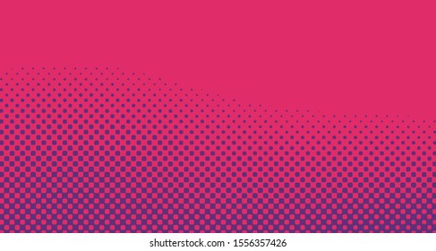 Wave pop art background abstract creative vector comics style blank layout template with clouds beams and isolated dots pattern. For sale banner, empty polka bubble, illustration for comic book design