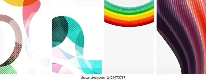 Fondo abstracto del cartel de la onda. Ilustración vectorial para fondo de pantalla, banner, fondo, tarjeta, ilustración de libro, página de destino