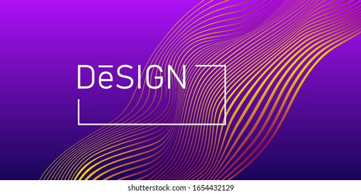 Wave poster background. Sport motion design. Geometric fluid shapes. Gradients waves music background. Abstract creative vector illustration for banner, cover, template, poster, layout, flyer.