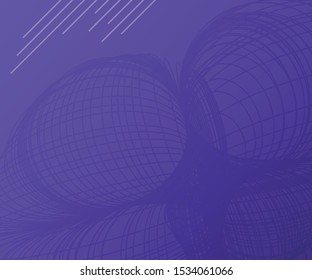Wave purple background vector illustration.
