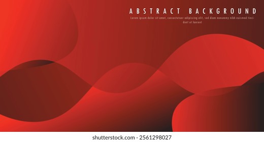 Wave red background design for banner, web, fashion, business, poster and all digital products, red gradations, slash, memphis, vector illustration