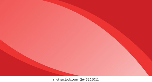 Onda roja de la onda en la presentación del fondo blanco.