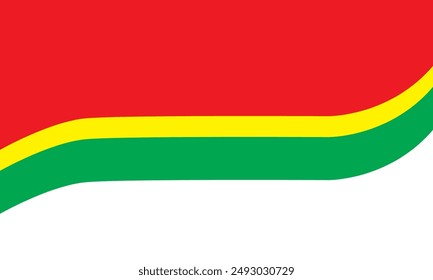 Onda De Fondo Rojo, Amarillo, Verde