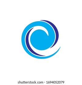 Wave related icon on background for graphic and web design. Creative illustration concept symbol for web or mobile app.