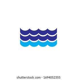 Icono de ondear en segundo plano para diseño gráfico y web. Símbolo de concepto de ilustración creativa para aplicación web o móvil.