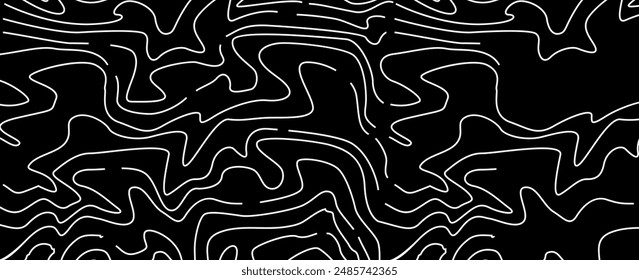 Superficie de fondo abstracta de cinta ondulada. Vector