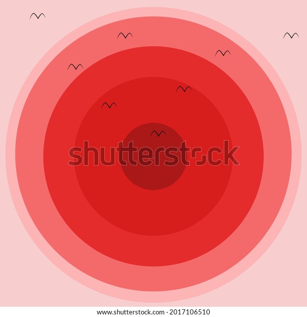 Wave Ripple Splash Circle Shape Surface Stock Vector (Royalty Free ...