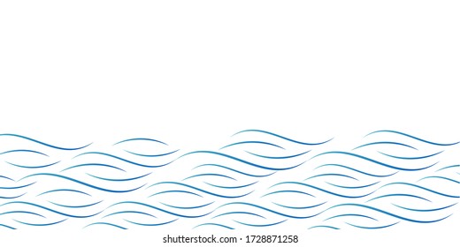 Wave sea curve summer background