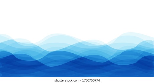 Wave sea curve summer background