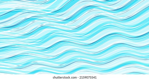 Wave sea Japanese pattern background