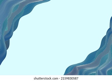 Fondo del patrón japonés del mar ondulado