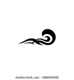 Wave sea vector template