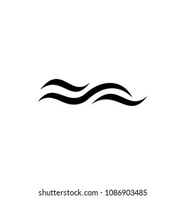 Wave sea vector template
