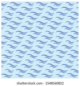 wave sea water blue pattern