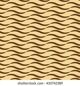 Wave seamless pattern. Fashion graphic background design. Modern stylish abstract texture. Colorful template for prints, textiles, wrapping, wallpaper, website etc. VECTOR illustration