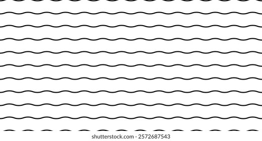 wave seamless pattern gift wrapping paper line doodle tile background repeat wallpaper abstract isolated illustration design