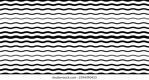 wave seamless pattern line doodle tile background gift wrapping paper repeat wallpaper abstract isolated illustration design
