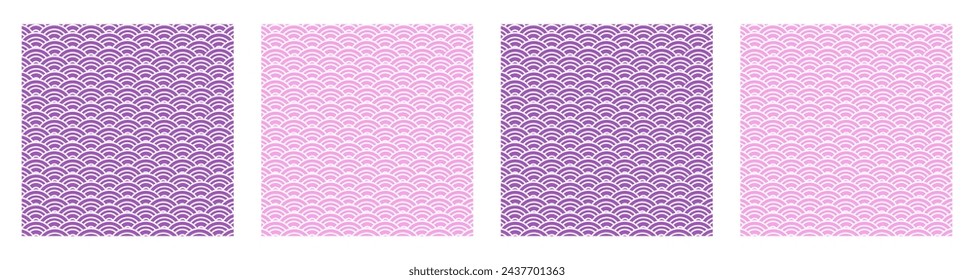 Wave Seamless Pattern With Soft Color