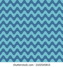 Wave seamless pattern. Vector background.