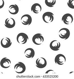 Wave seamless pattern. Vector illustration for backgrounds