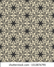 wave Seamless pattern. Vector linear illustration