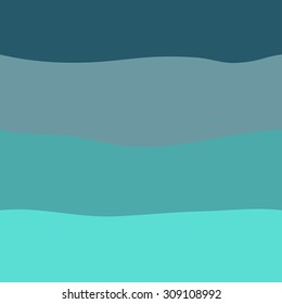 Wave seamless striped abstract background vintage colored vector