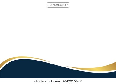 wave separator footers, modern dividers shapes vector illustration element template 02