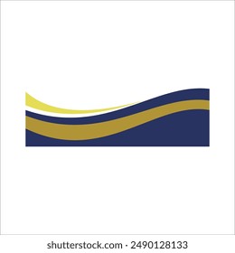 Wave Shape Certificate Border Corner