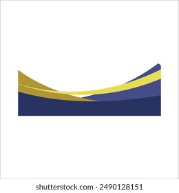 Wave Shape Certificate Border Corner