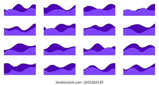 Cabeçalho de vetor de certificado de forma de onda. Design de borda curvada de luxo, tampa. Divisor abstrato para rodapé de banner, decoração de barra lateral. Separador de site para folheto, quadro de página inferior de padrão de faixa de opções