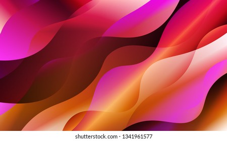 Wave Shape Design,. For Flyer, Brochure, Booklet And Websites Design Vector Illustration with Color Gradient.