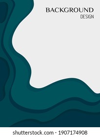 Wellenformen-Kurve. Design für Präsentationen, Flyer, Plakate, Banner, Broschüren. Vektorgrafik