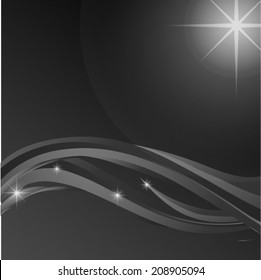 wave shine abstract background