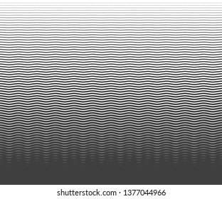 Wave simple seamless wavy line, smooth pattern, Black  white, web design, greeting card, textile, Technology background, Eps 10 vector illustration