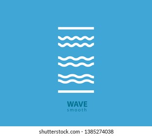 Wave simple seamless wavy line, smooth pattern, Black & white, web design, greeting card, textile, Technology background, Eps 10 vector illustration