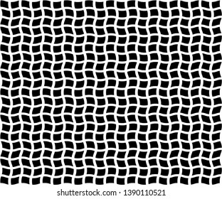 Wave simple seamless wavy line, smooth pattern, Black & white, web design, greeting card, textile, Technology background, Eps 10 vector illustration