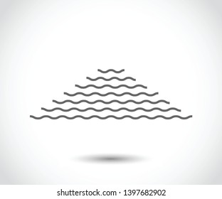 Wave simple seamless wavy line, smooth pattern, Black & white, web design, greeting card, textile, Technology background, Eps 10 vector illustration
