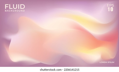 Fondo de la forma de malla del gradiente del fluido suave de moda. Resumen de fondo de color de agua. Diseño de flujo de color