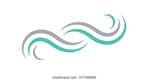 wave spalsh swoosh logo vector