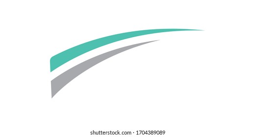 wave spalsh swoosh logo vector