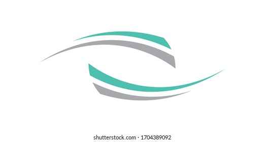 wave spalsh swoosh logo vector